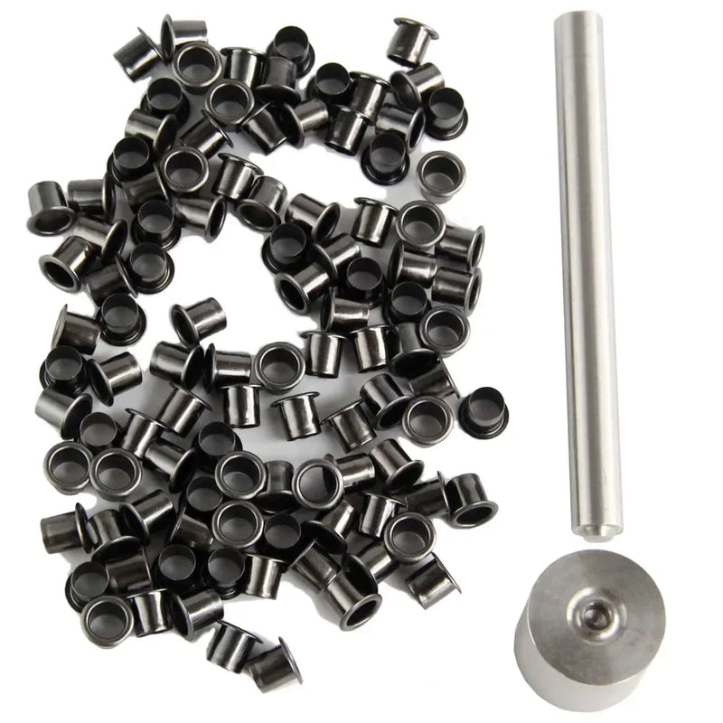 Kydex holster eyelet setting tool kit with 6mm and 7mm eyelets