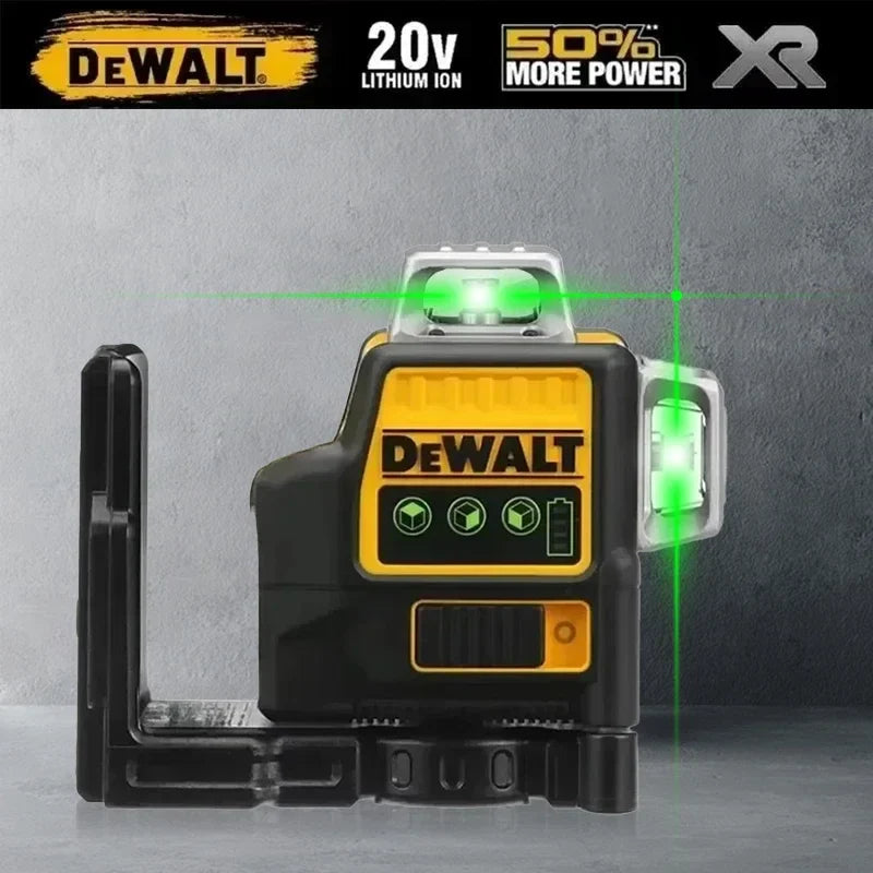 Dewalt DW089LG 3 Sides & 12 Lines Laser Level