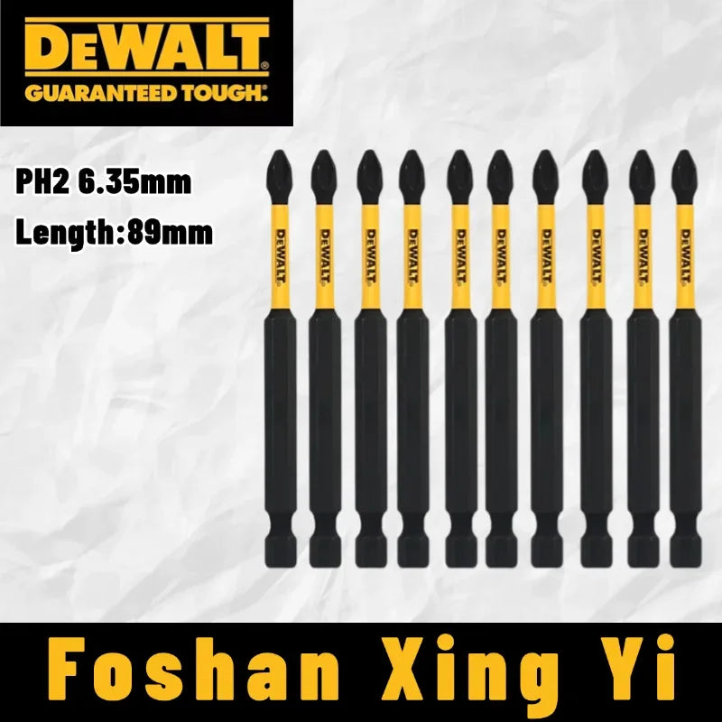 DEWALT PH2 Phillips 89mm Impact Driver Drill Bit – Magnetic Screwdriver Bit for Power Drills