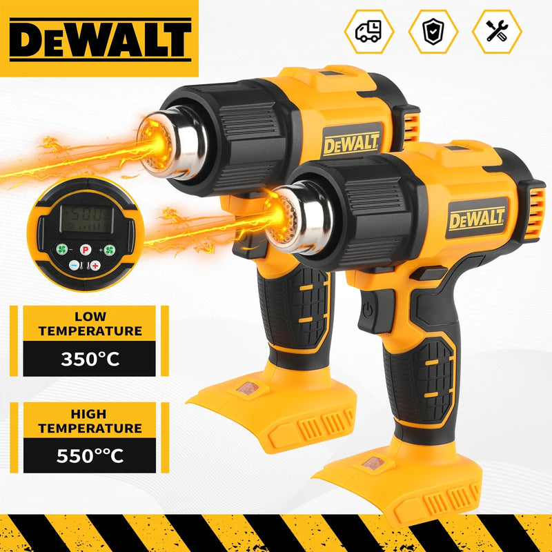 DEWALT DCE530 20V Temperatures Adjustable Cordless Heat Gun 550°C