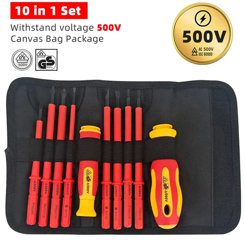 insulated hexagonal electrician screwdriver set UK