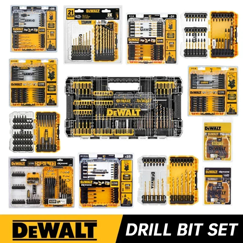 DEWALT Drill Bits Set – DT70748, DW1361, DT70730, DT70735
