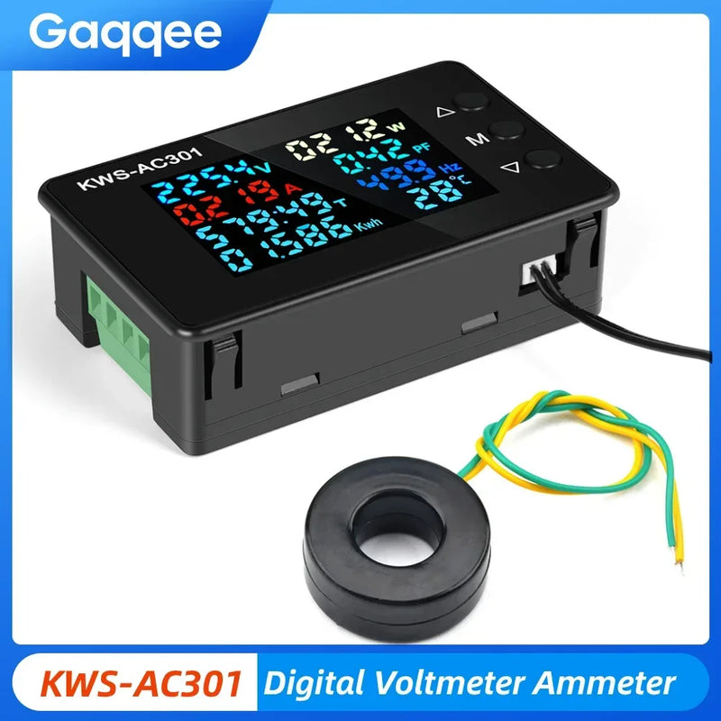 KWS-AC301 Digital Voltmeter 50-300V 100A Power Meter | Shakespear