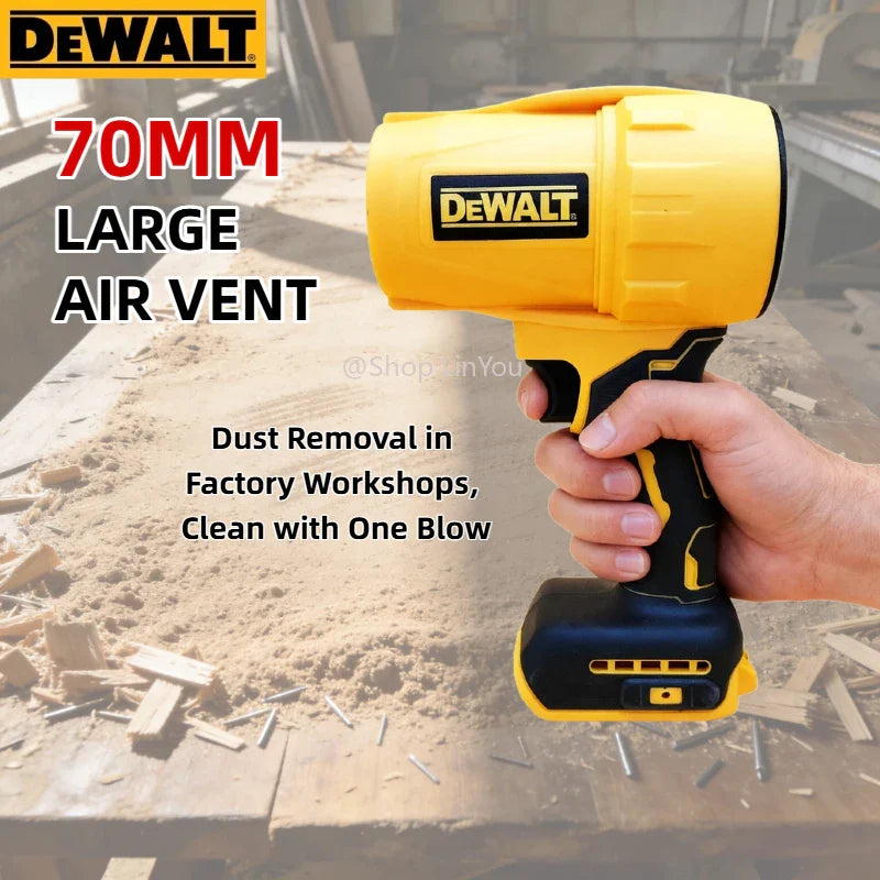 Dewalt Air Blower Cordless Turbo Fan Handheld 20V Dust Blowing Tool