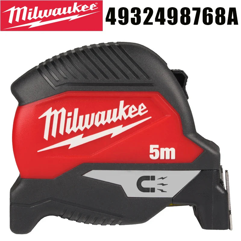 Milwaukee Compact Magnetic Measuring Tape 5m – Durable Measuring Tool