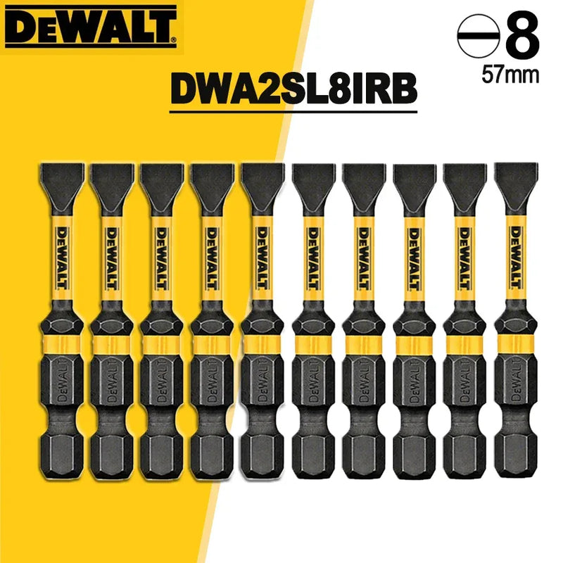 DEWALT Slotted #8 Impact Screwdriver Bit – 1/4Shank Drill Bit