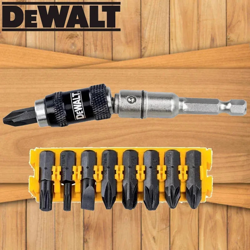 DEWALT DT70518 FlexTorq Impact Screwdriver Bit Set with Magnetic Pivot Holder – 10PCS