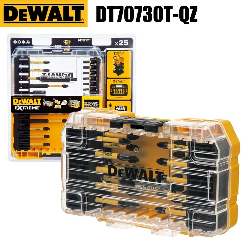 DT70730T-QZ 25PCS Magnetic Screwdriver Drill Bit 8mm Socket Head