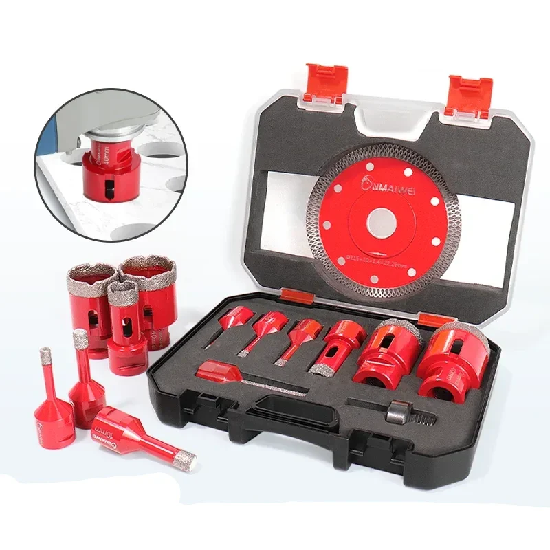 Premium Dry Diamond Drill & Saw Blade for Ceramic, Granite & Marble Cutting