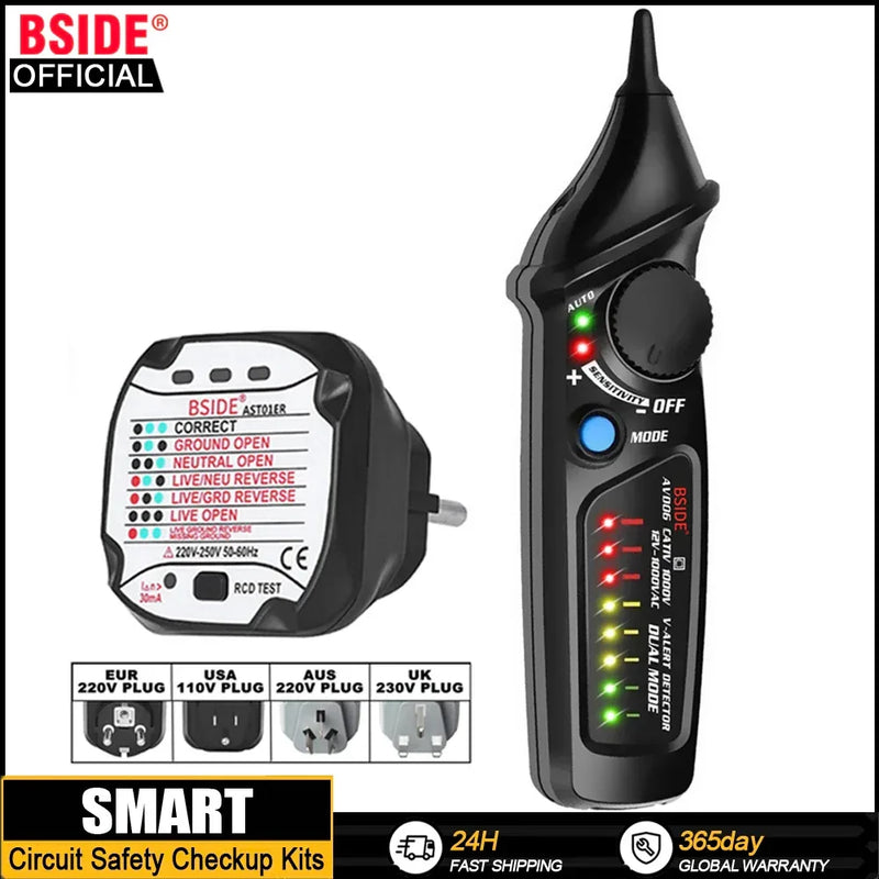 BSIDE AVD06 circuit safety checkup kit voltage detector