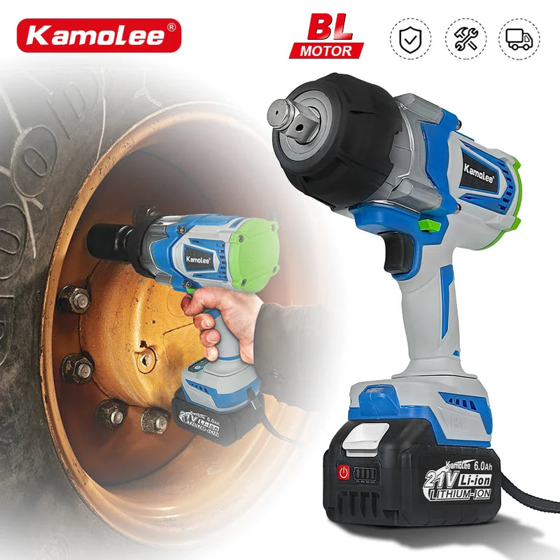 Electric Brushless Top Impact Wrench 3/4 inch Cordless 4100 N.M