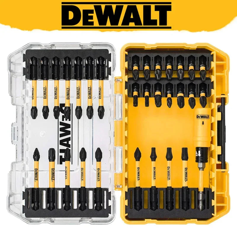 DEWALT DT70739T-QZ Screwdriver Bit Set 25–57mm – PH/PZ/T20-T30 Magnetic Driver Bits for Wood & Metal