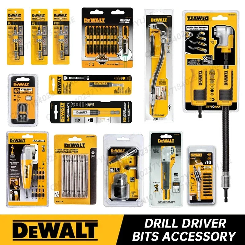 DEWALT Right Angle Drill Adapter & Driver Bit Set – DWAMRASET DT71517T DT7508 DW2700 DW2701 DW2702