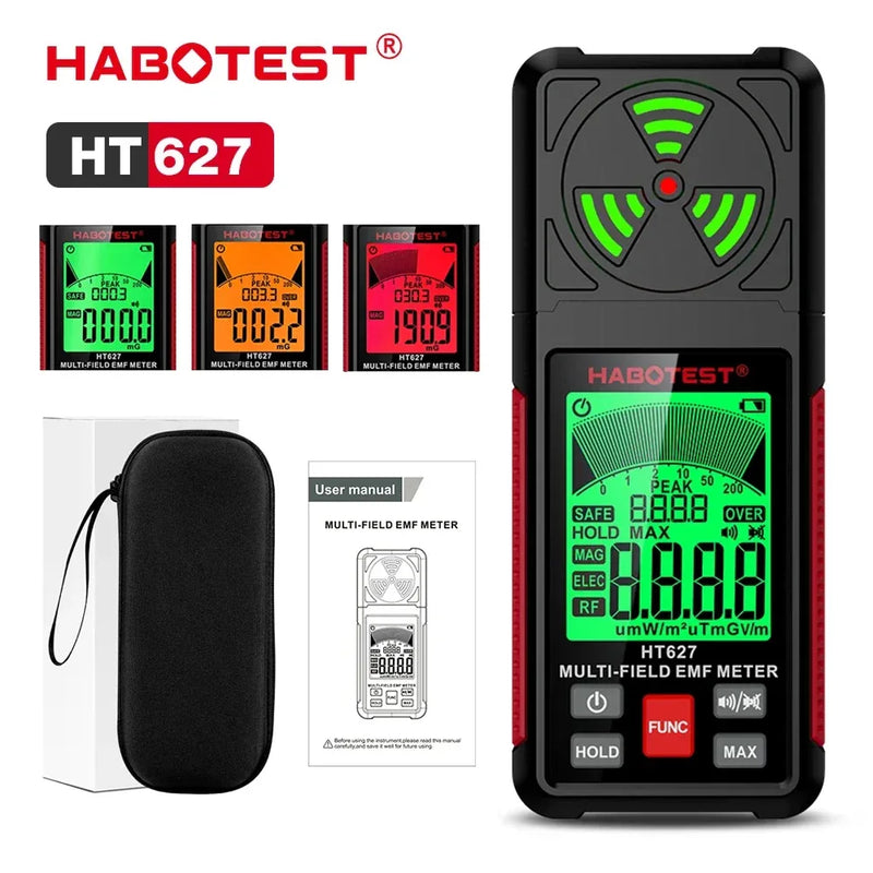 HABOTEST HT627 EMF meter electromagnetic radiation detector