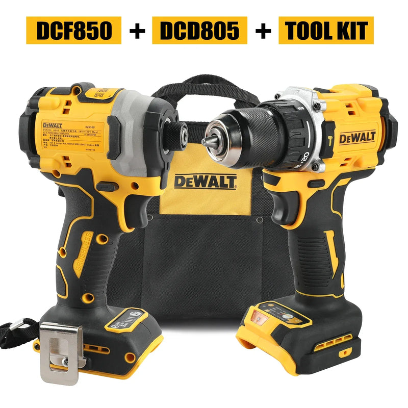 DeWalt DCF805 Impact Driver and DCD850 Brushless Drill Kit