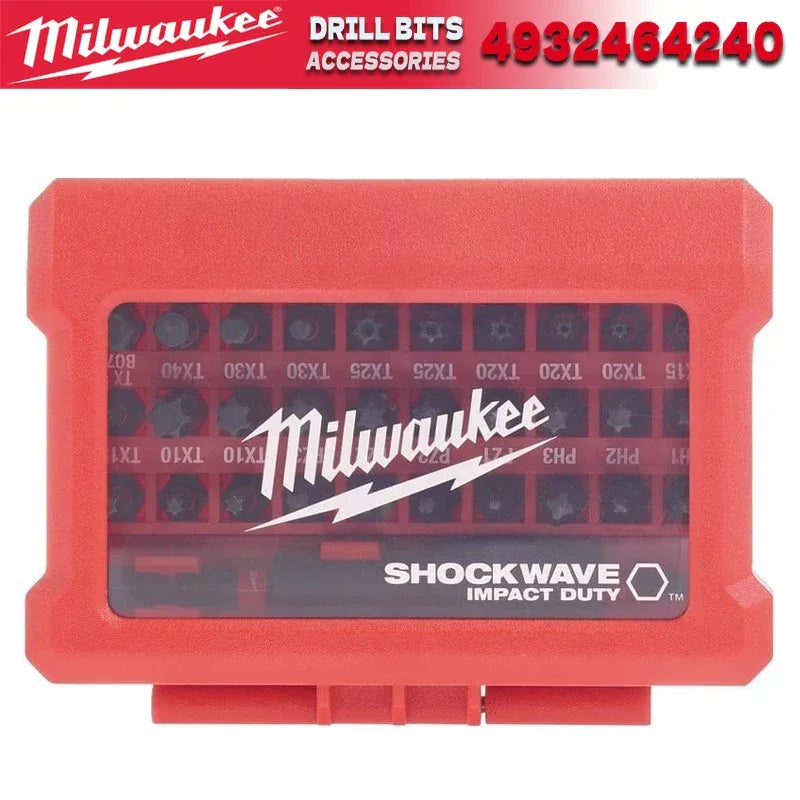 Milwaukee 4932464240 SHOCKWAVE Impact Duty Driver Bits Set 32PC – For Impact Drill