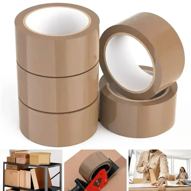 Brown sealing packing tape 4.8CM x 100M heavy-duty tape for boxes