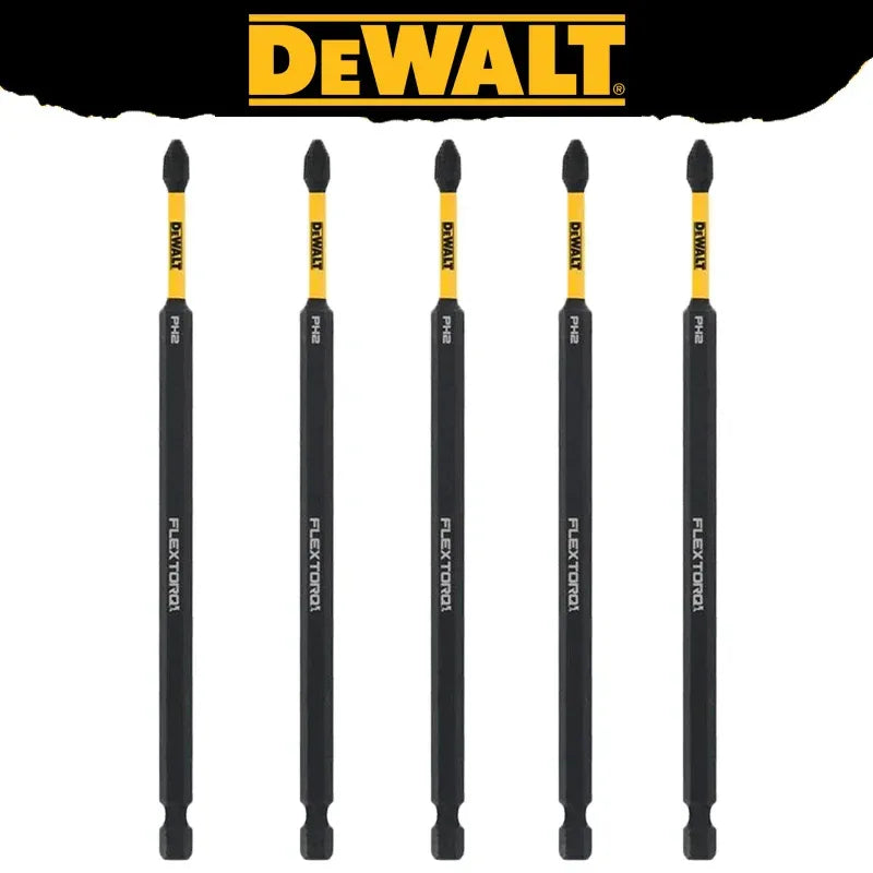 DEWALT 2mm Impact Drill Bits – 5PCS High-Hardness Screwdriver Bits