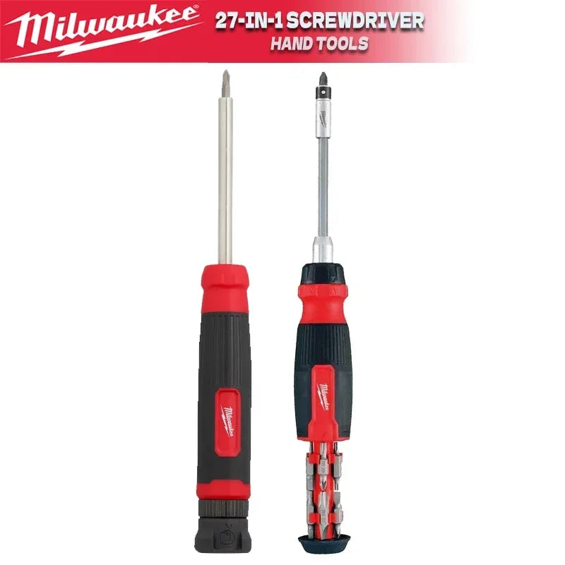 MILWAUKEE 4932480583 27-in-1 Ratchet Multi-Bit Screwdriver – Versatile Hand Tool Set