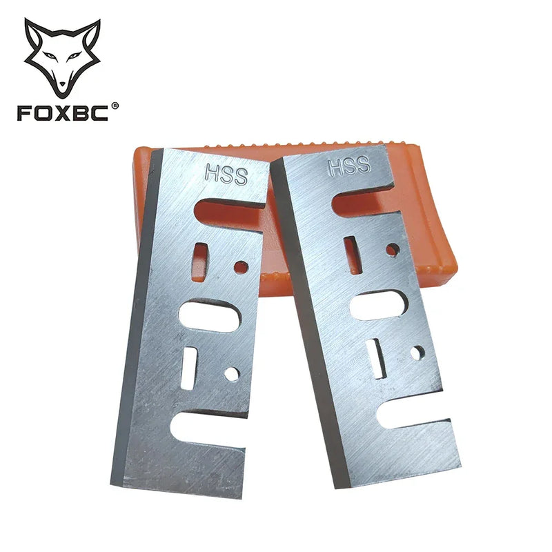 FOXBC HSS TCT Planer Knife Blades 82x29x3mm – 2PCS Replacement for DEWALT, Makita, Bosch, Ryobi