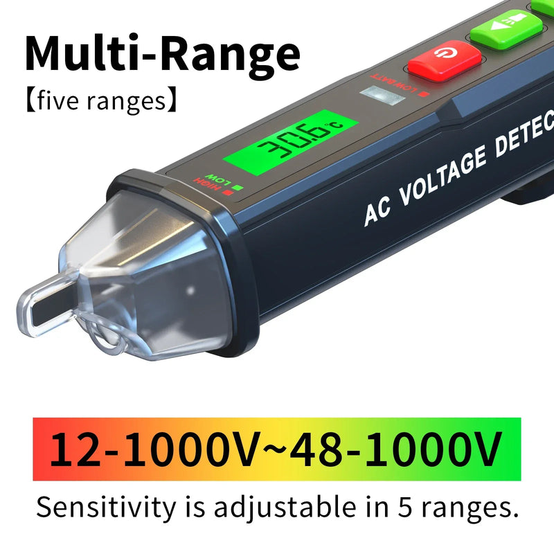 ZOYI voltage tester pen 12-1000V non contact detector