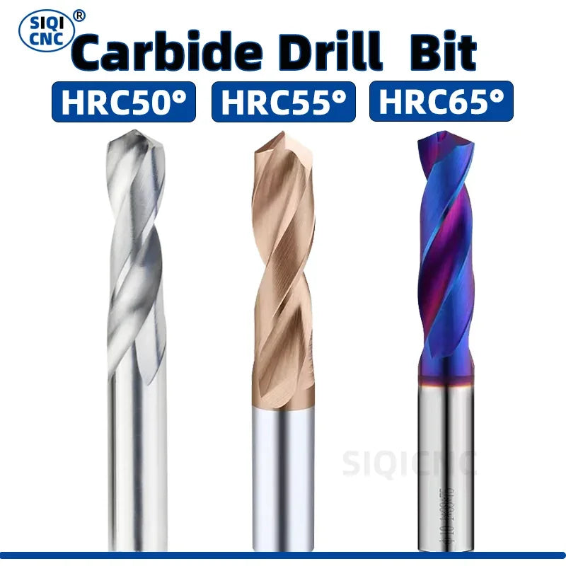 Solid Tungsten Carbide CNC Bits 1.0-20mm – Metalworking Tools for Precision Cutting