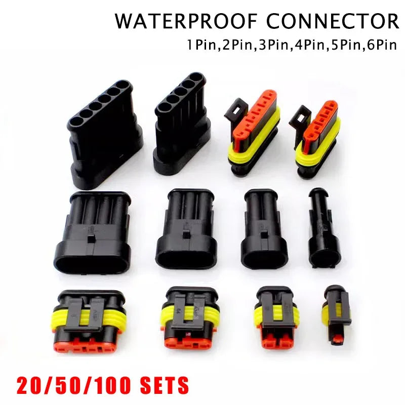 AMP waterproof connectors IP68 UK