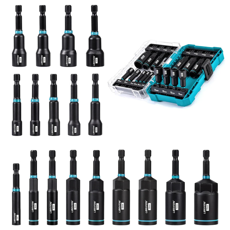 LIBRATON magnetic nut driver set 18pc UK