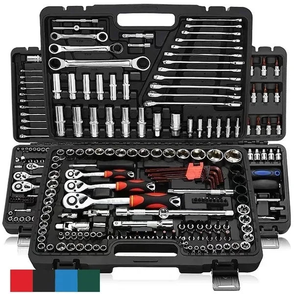 46pcs car repair socket and ratchet spanner tool set
