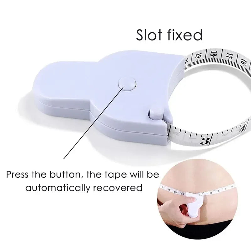 automatic retractable body measuring tape for sewing tailoring and fitness measurement in centimeters