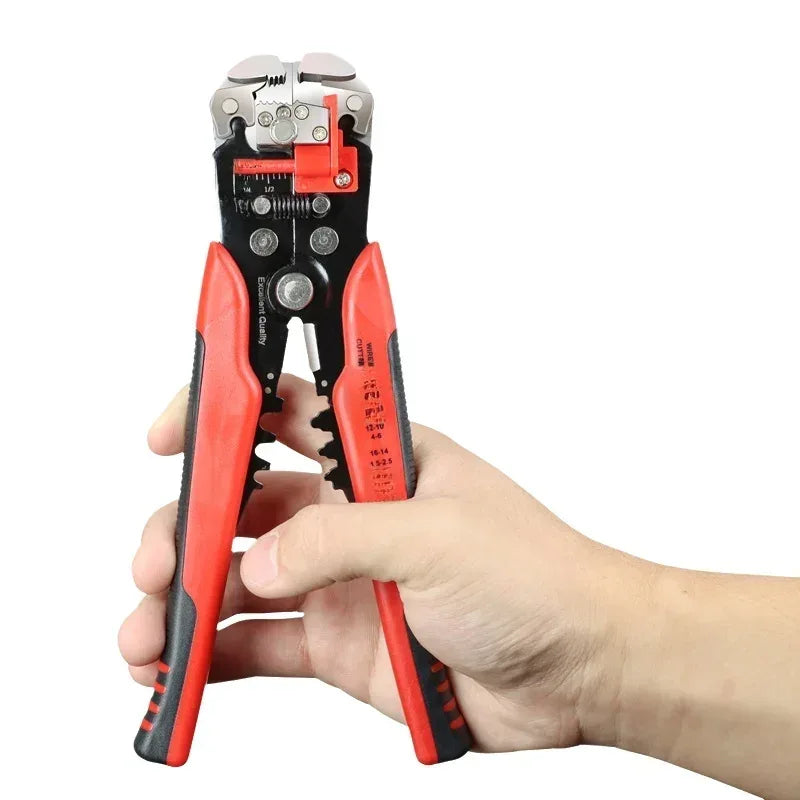 Automatic 5-in-1 Wire Stripper Tool – Multifunction Electrician Pliers for Stripping, Cutting, Crimping & Cable Repair