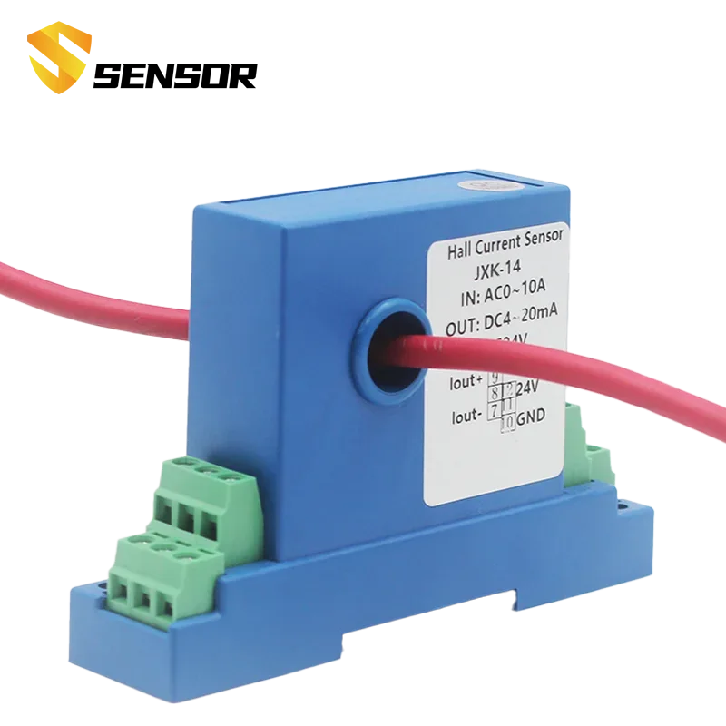 DC Current Transmitter 1A–150A Sensor with 4-20mA Output