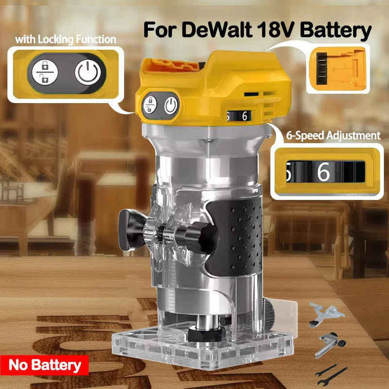 Brushless Electric Trimmer Woodworking Machine