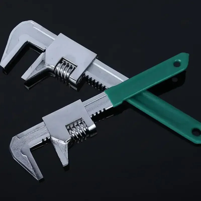 adjustable large mouth pipe wrench f-type plumbing spanner for sink pipe and repair work