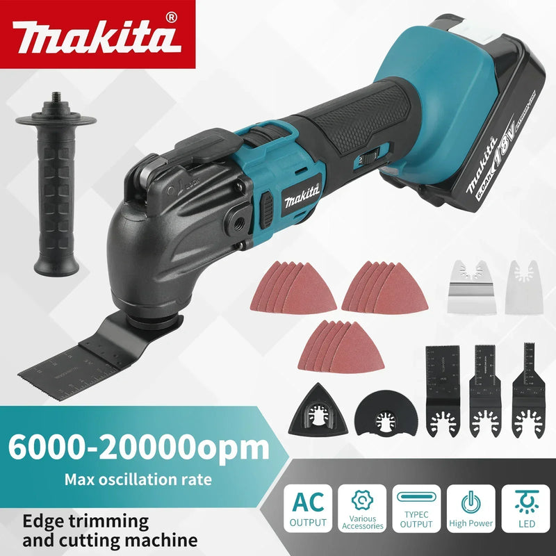 Makita 18V Multi-Tool: 6-Gear Settings, 18/20V