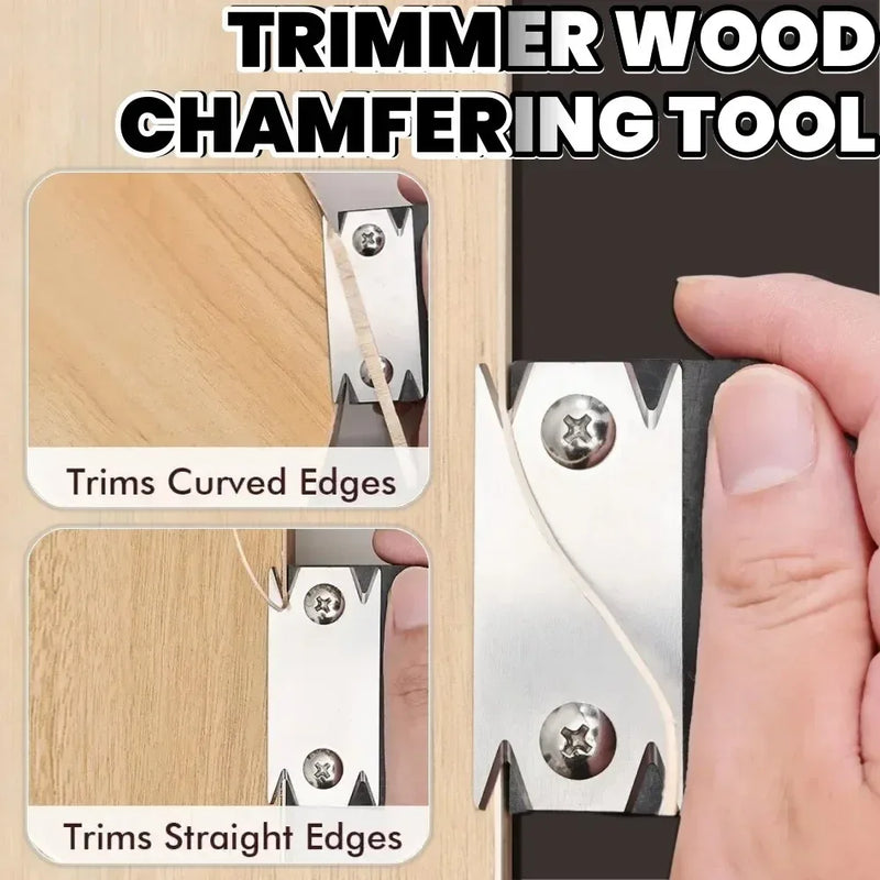 wood edge banding trimmer woodworking chamfering tool