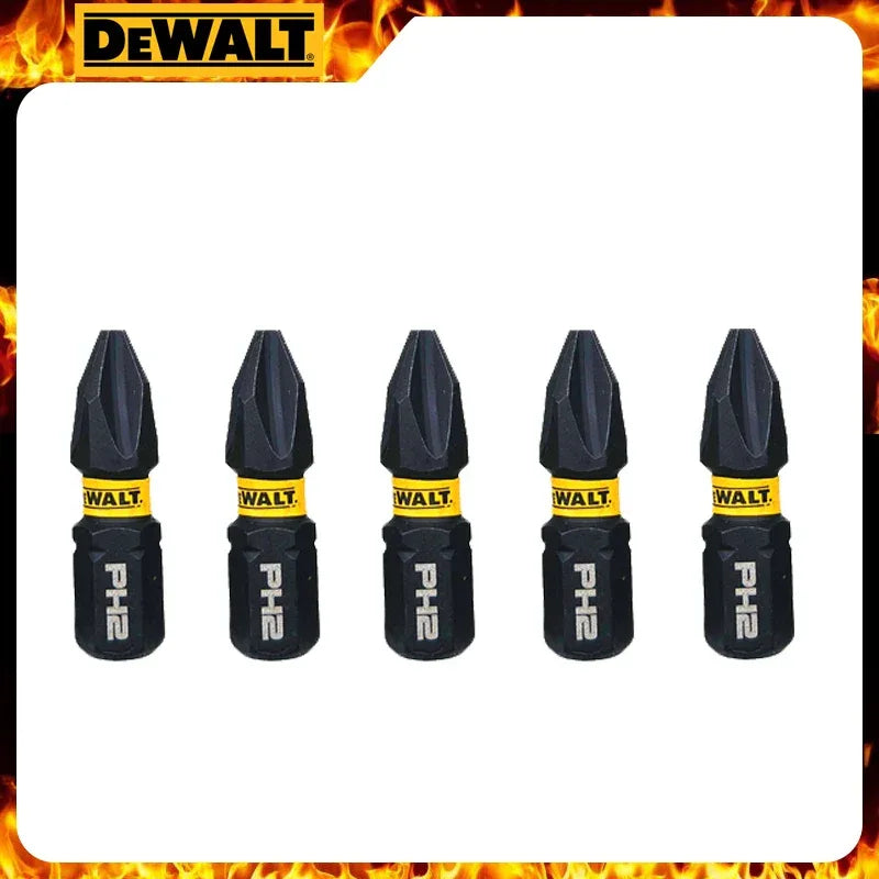 DEWALT PH2 25mm Impact Driver Bit Set Electric Screwdriver Bits