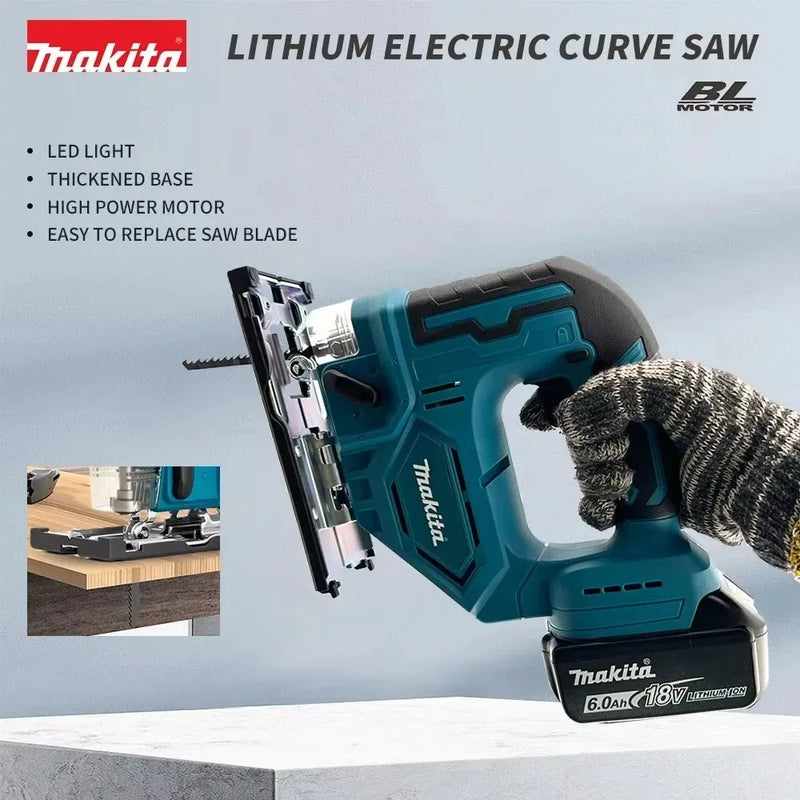 Makita DJV182Z 340W Brushless 18V Jigsaw – Cordless Portable Barrel Handle (Without Battery)