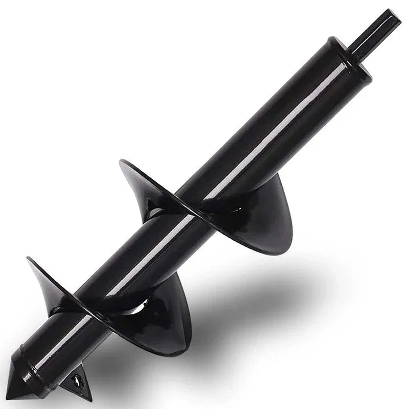 Garden Auger Drill Bit – Solid Shaft Bulb Planting Auger for Soil